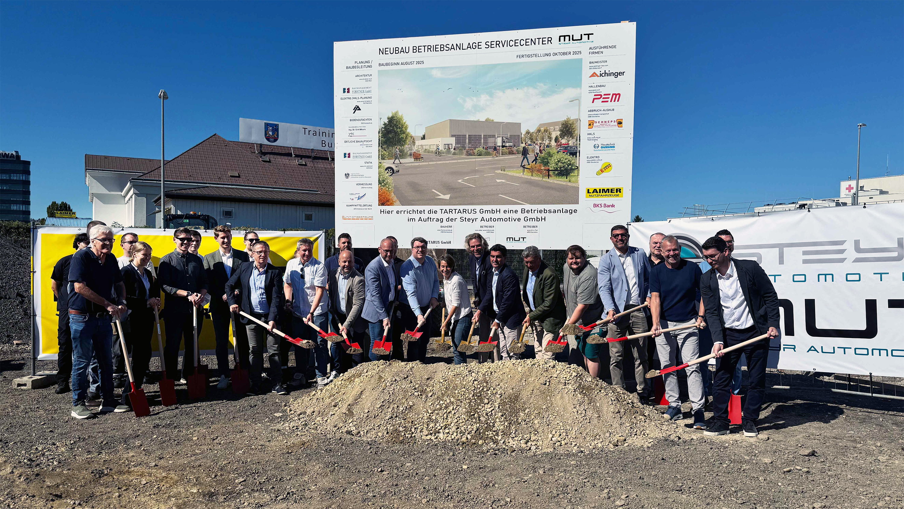 Spatenstich Korneuburg